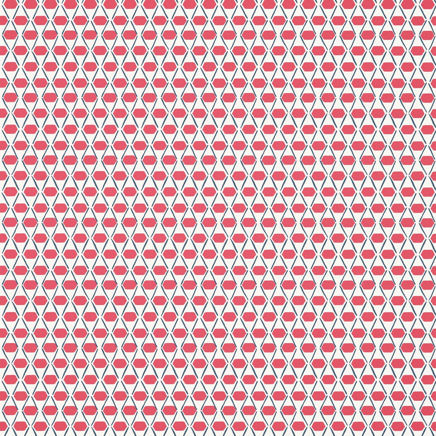 Denver fabric in pink and blue color - pattern number T14325 - by Thibaut in the Canopy collection
