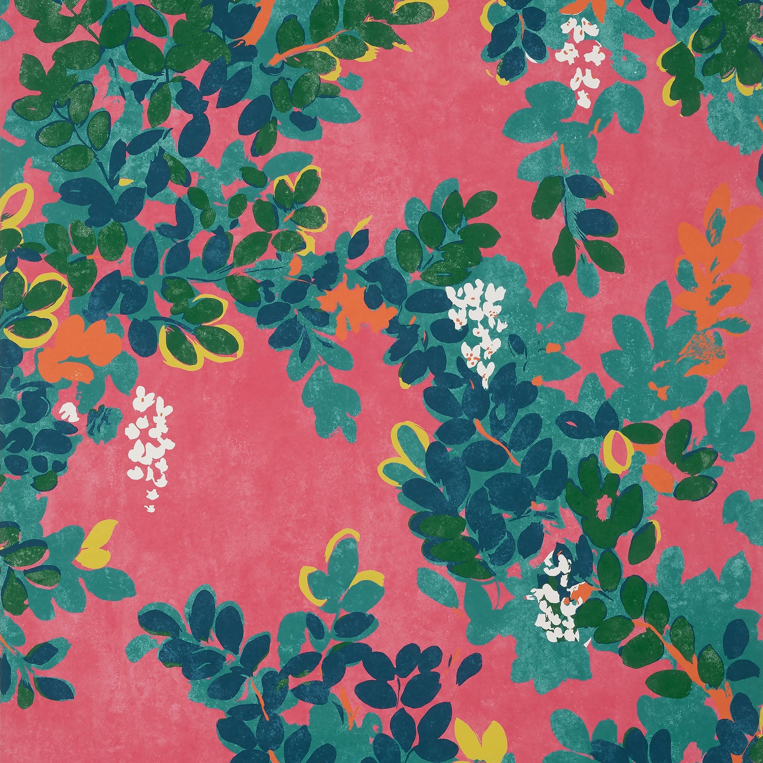 Central Park wallpaper in pink color - pattern number T14332 - by Thibaut in the Canopy collection