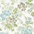Spring Garden wallpaper in spa blue color - pattern number T14339 - by Thibaut in the Canopy collection