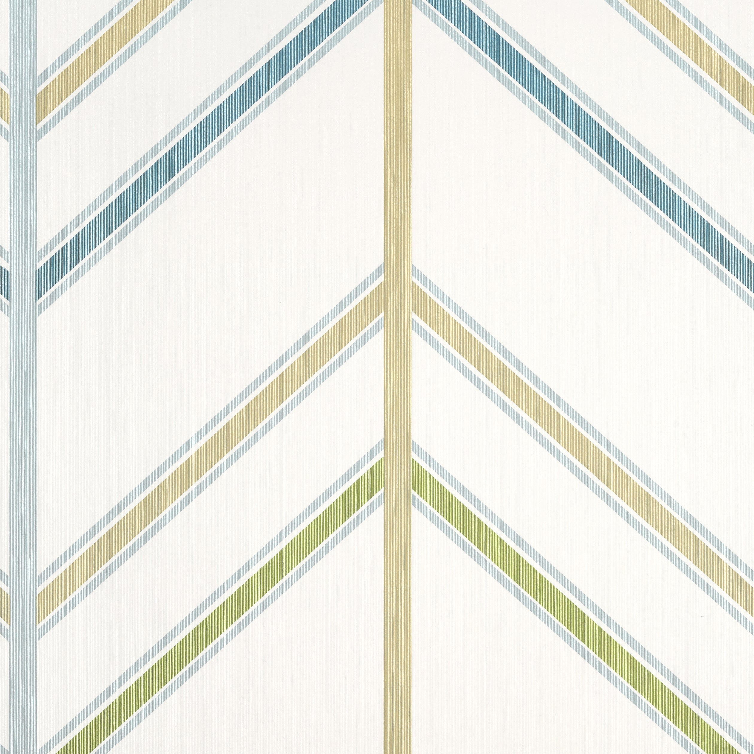 Ventura wallpaper in beige and spa blue color - pattern number T14357 - by Thibaut in the Canopy collection