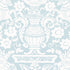 Galway wallpaper in spa blue color - pattern number T14360 - by Thibaut in the Canopy collection