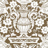 Galway wallpaper in brown color - pattern number T14364 - by Thibaut in the Canopy collection