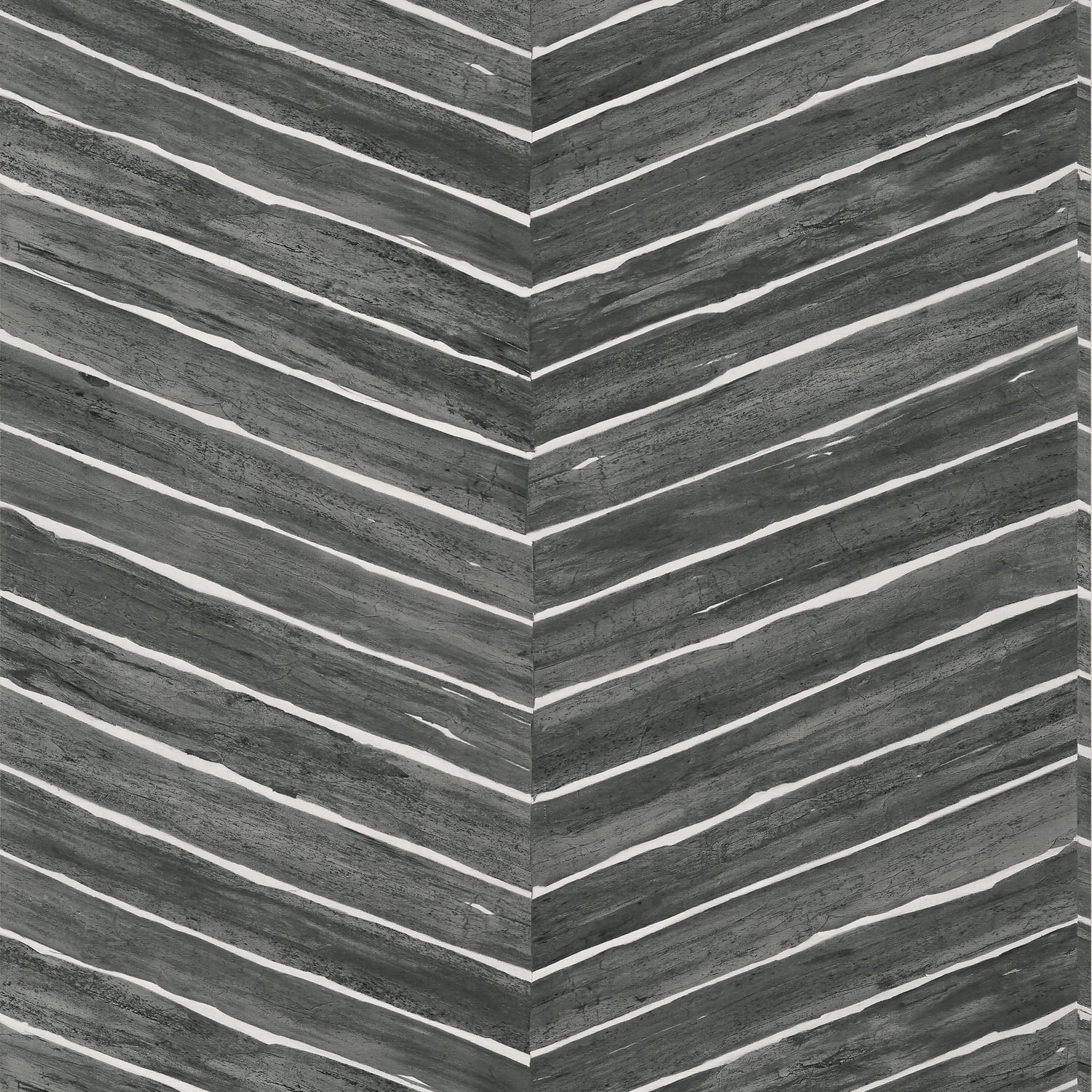 Wood Herringbone wallpaper in charcoal color - pattern number T14574 - by Thibaut in the Texture Resource Volume 8 collection