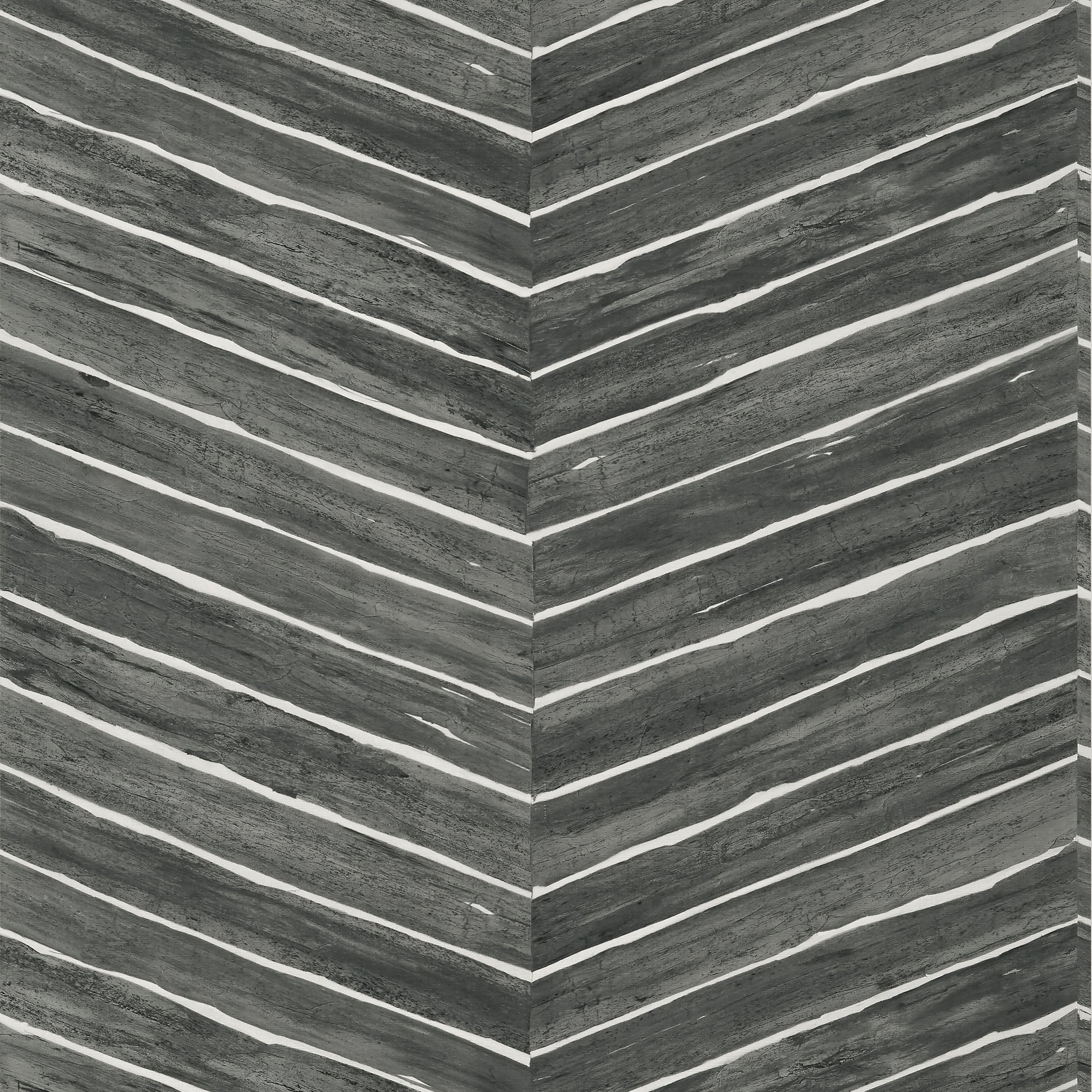 Wood Herringbone wallpaper in charcoal color - pattern number T14574 - by Thibaut in the Texture Resource Volume 8 collection