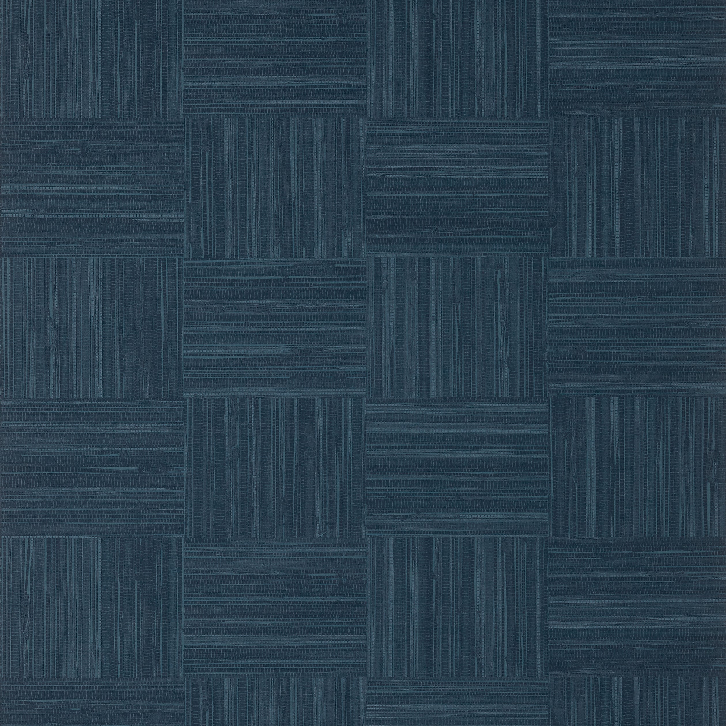 Bayshore Basket wallpaper in navy color - pattern number T14592 - by Thibaut in the Texture Resource Volume 8 collection