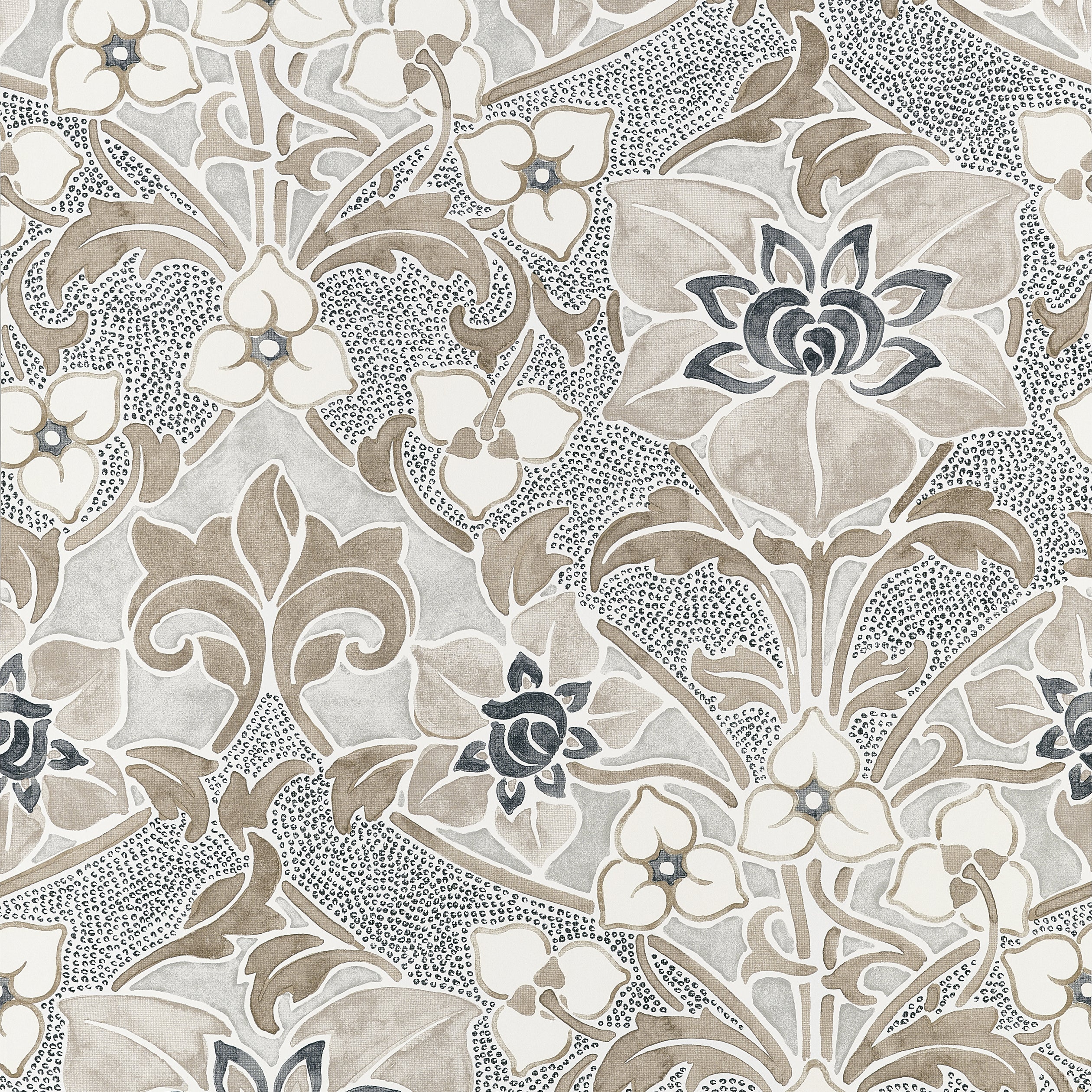 Woodford Wallpaper in Natural color - pattern number T14605 - by Thibaut in the Fairhaven collection