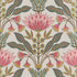 Lotus Wallpaper in Cranberry and Green color - pattern number T14606 - by Thibaut in the Fairhaven collection