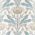 Lotus Wallpaper in Spa Blue color - pattern number T14611 - by Thibaut in the Fairhaven collection