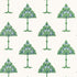 May Tree Wallpaper in Blue and Green color - pattern number T14615 - by Thibaut in the Fairhaven collection