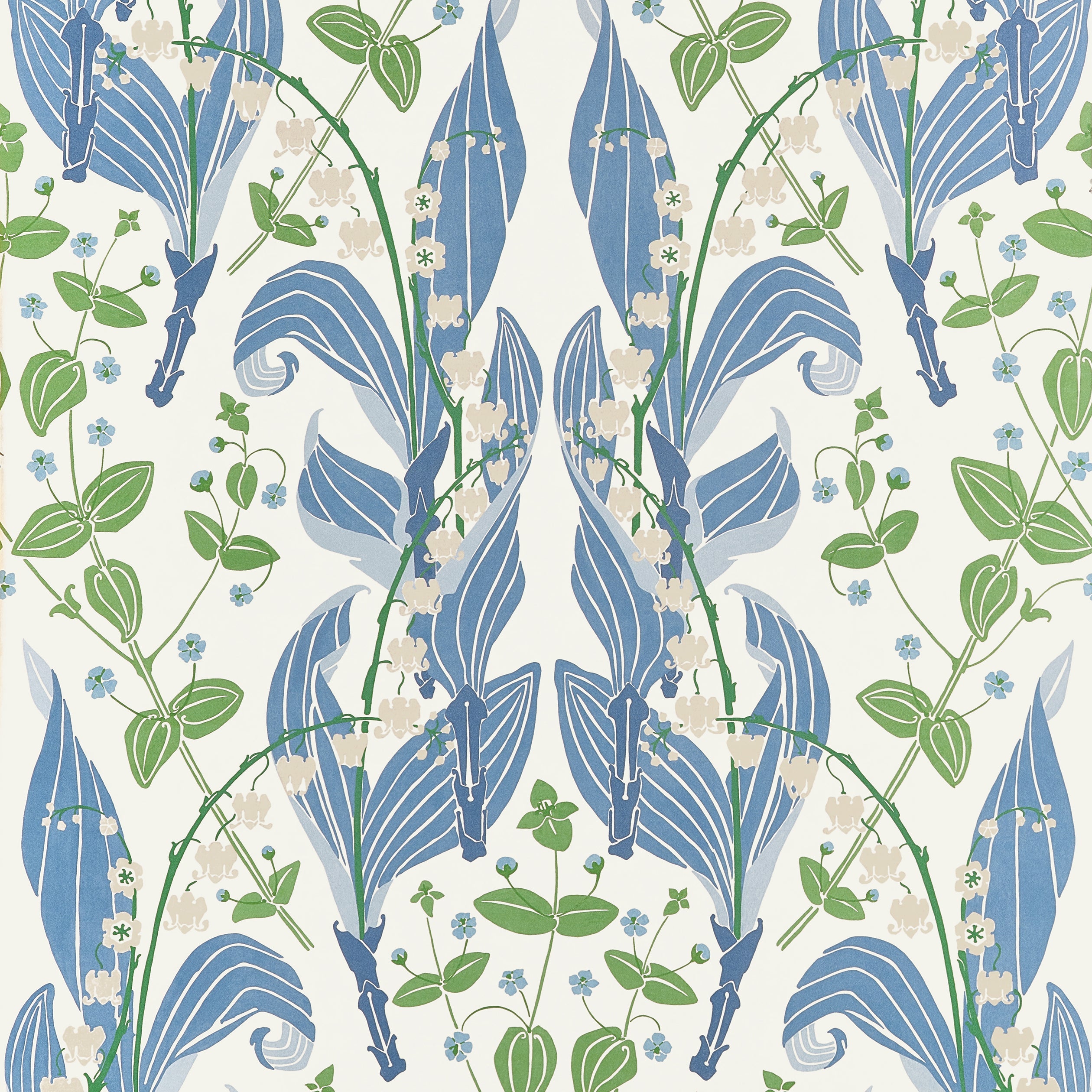 Harbor Springs Wallpaper in Blue color - pattern number T14620 - by Thibaut in the Fairhaven collection