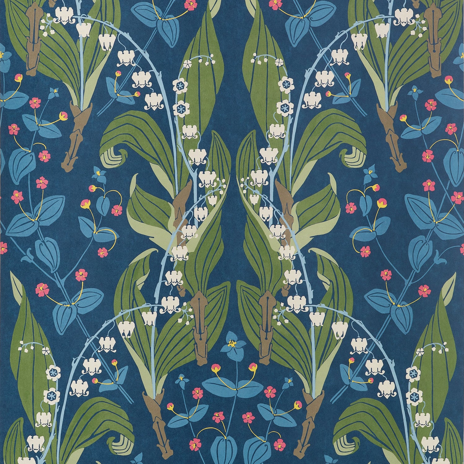 Harbor Springs Wallpaper in Navy color - pattern number T14621 - by Thibaut in the Fairhaven collection