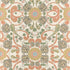 Margaux Wallpaper in Apricot and Sage color - pattern number T14646 - by Thibaut in the Fairhaven collection