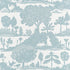 La Foret Wallpaper in Spa Blue color - pattern number T14650 - by Thibaut in the Fairhaven collection
