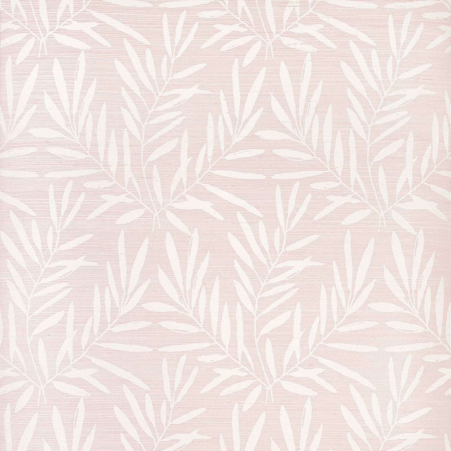 Summer Leaves fabric in blush color - pattern number T15803 - by Thibaut in the Islander collection
