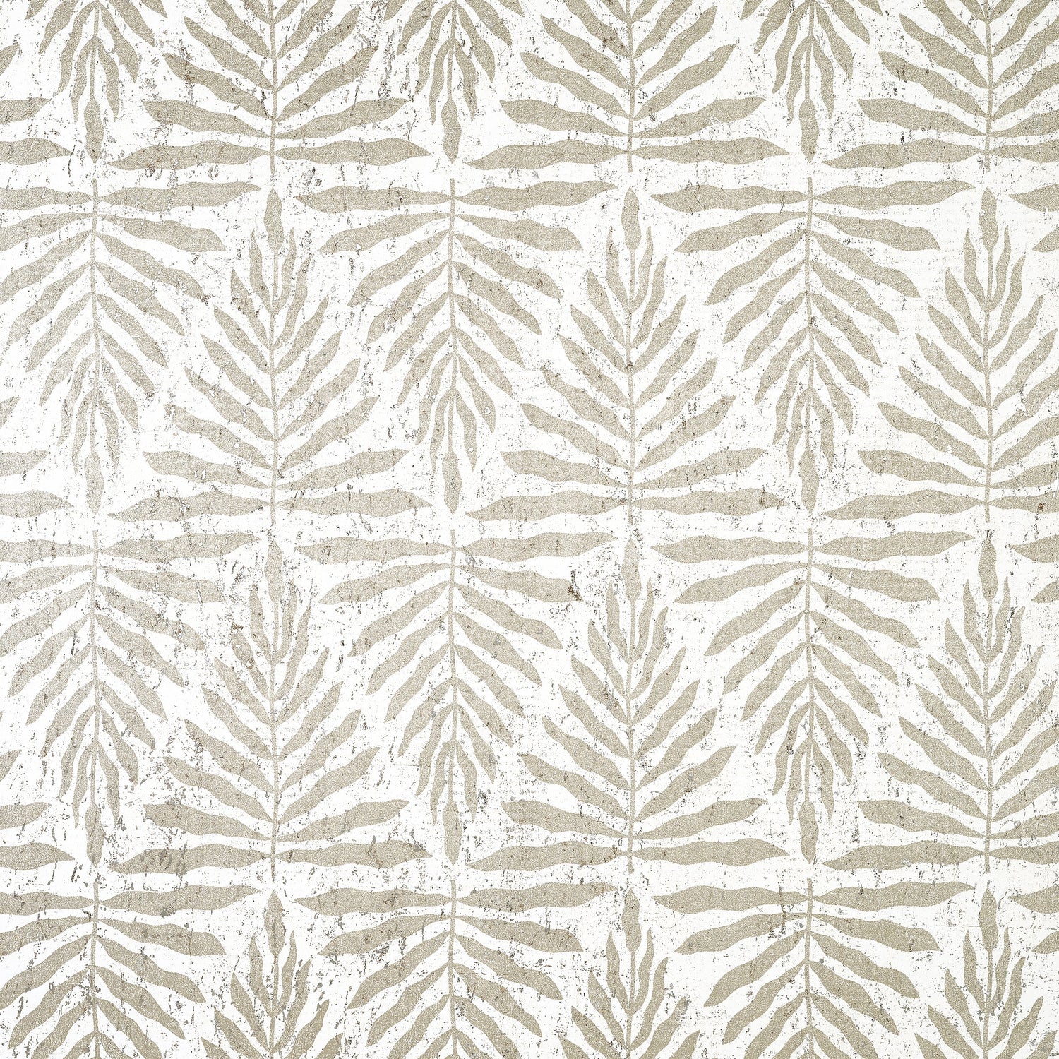 Gasparilla fabric in metallic gilver color - pattern number T15810 - by Thibaut in the Islander collection