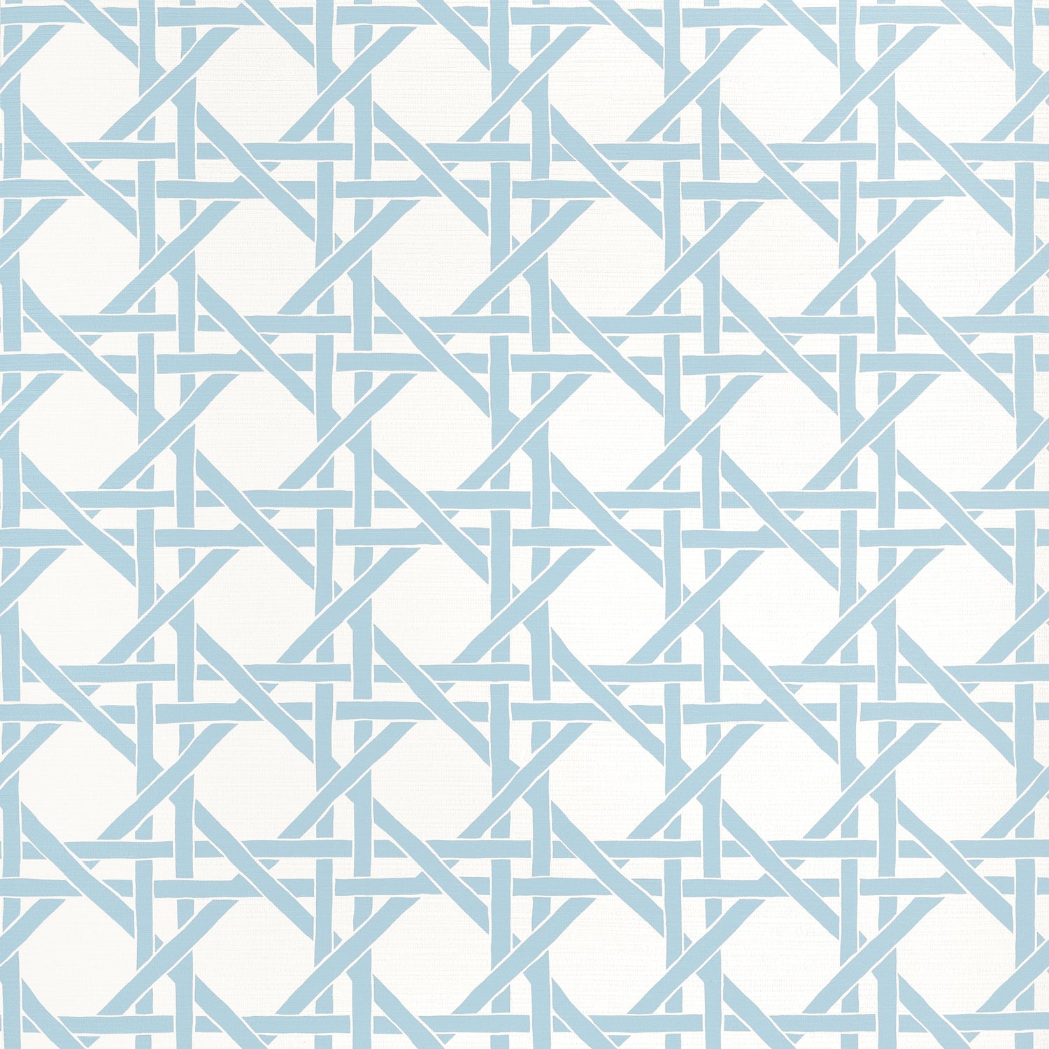 Canary Trellis fabric in light blue color - pattern number T15815 - by Thibaut in the Islander collection