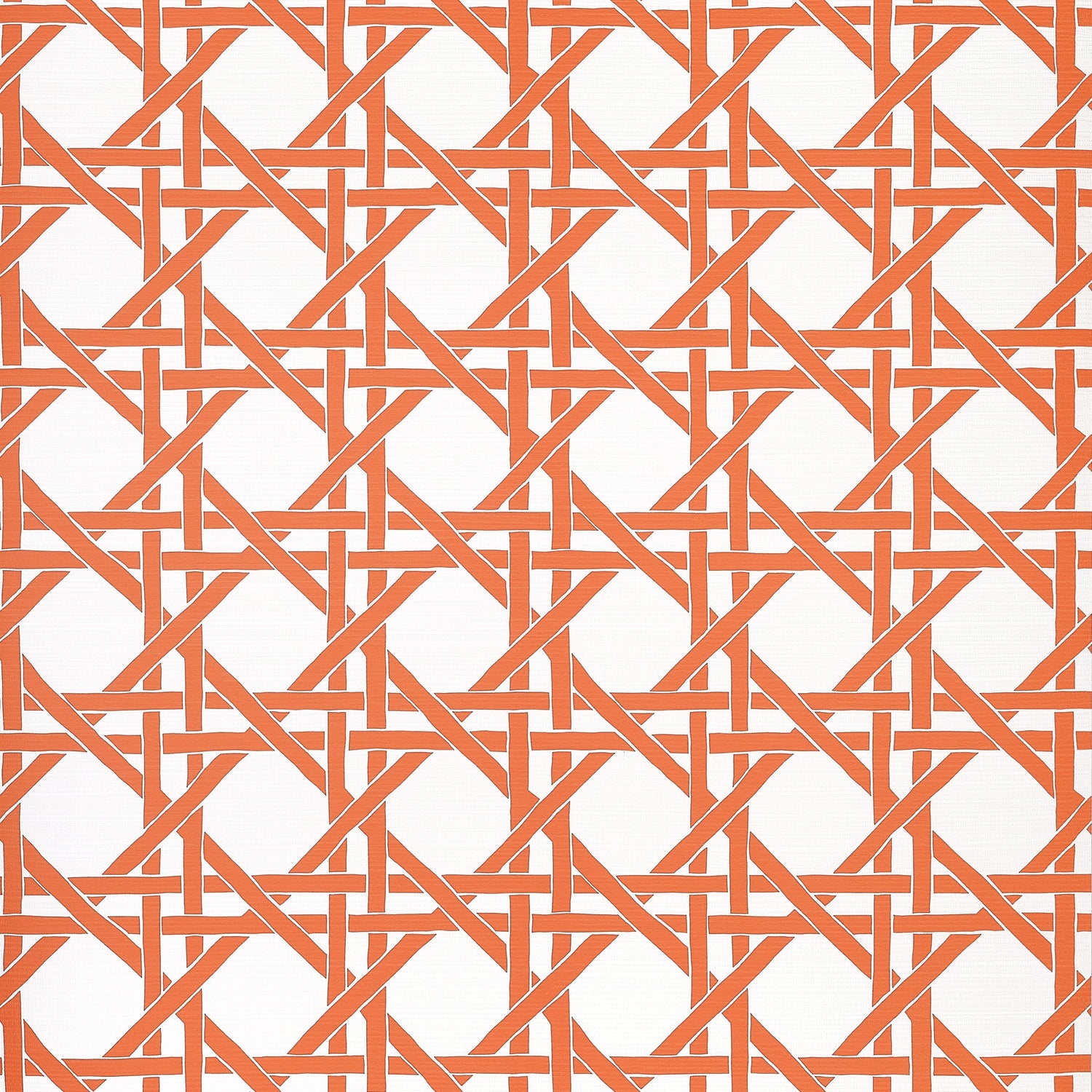 Canary Trellis fabric in coral color - pattern number T15818 - by Thibaut in the Islander collection