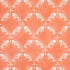 Santorini wallpaper in coral color - pattern number T15836 - by Thibaut in the Islander collection