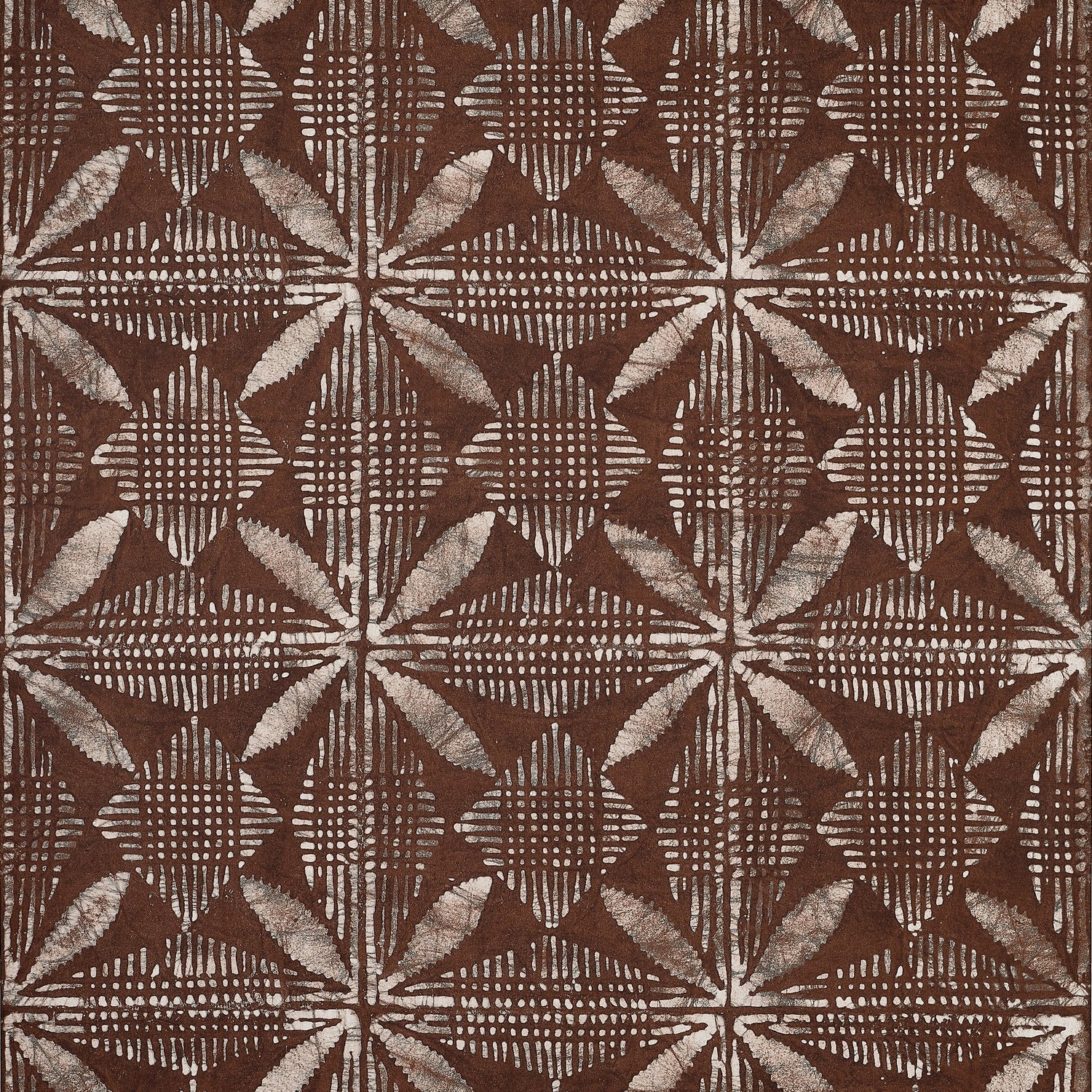 Tortuga Batik wallpaper in brown color - pattern number T15840 - by Thibaut in the Islander collection