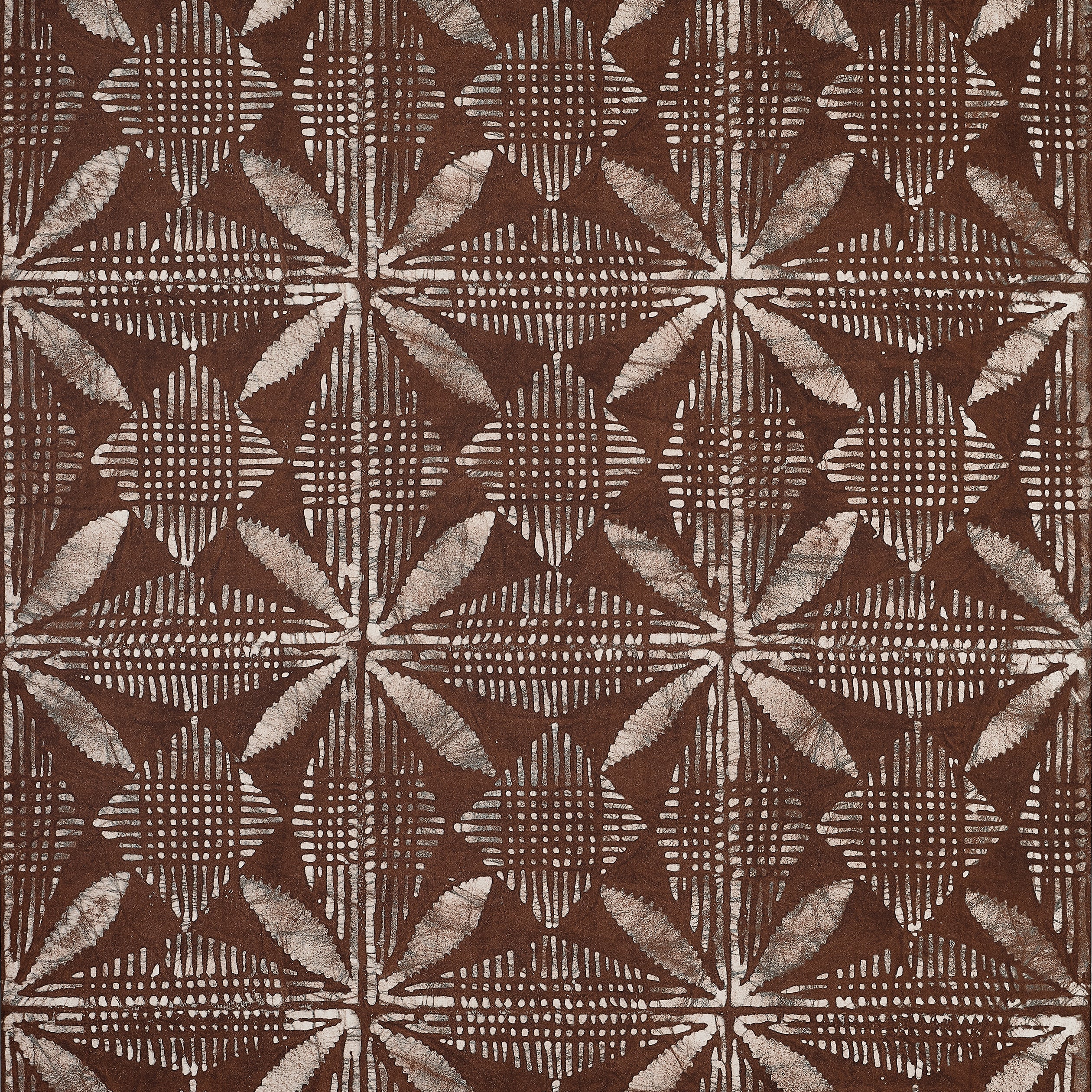 Tortuga Batik wallpaper in brown color - pattern number T15840 - by Thibaut in the Islander collection