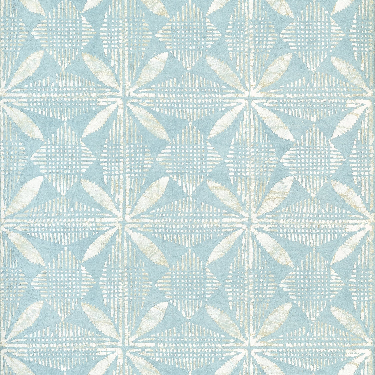Tortuga Batik wallpaper in light blue color - pattern number T15842 - by Thibaut in the Islander collection