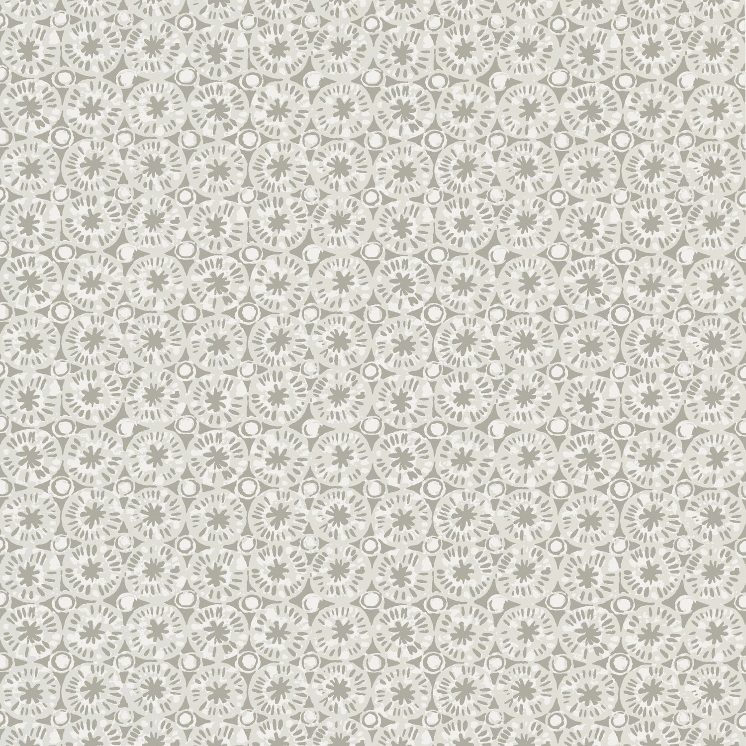 Sand Dollar fabric in pearl and charcoal color - pattern number T15859 - by Thibaut in the Islander collection