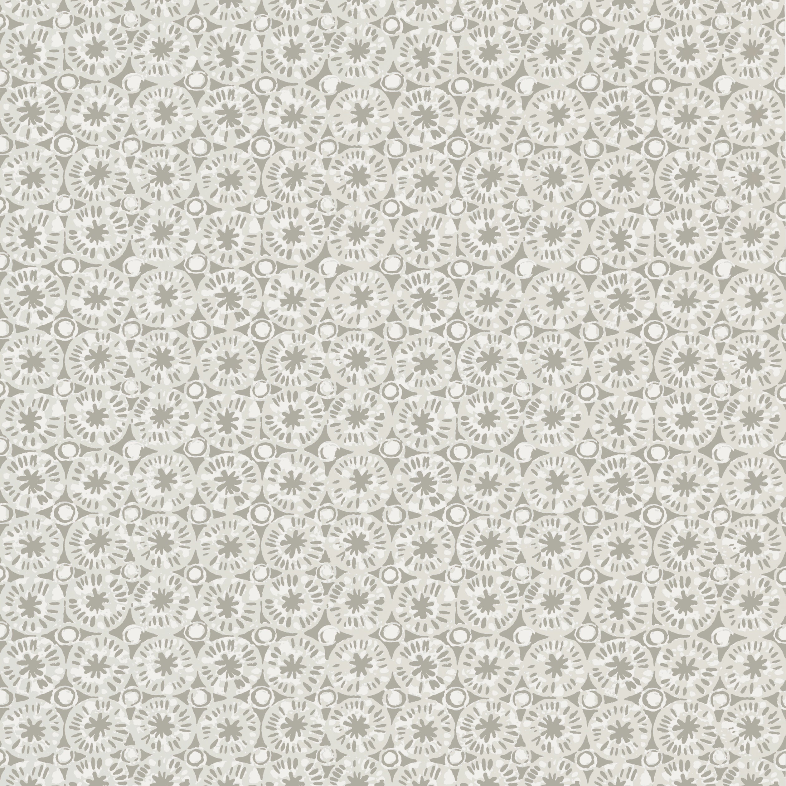 Sand Dollar fabric in pearl and charcoal color - pattern number T15859 - by Thibaut in the Islander collection