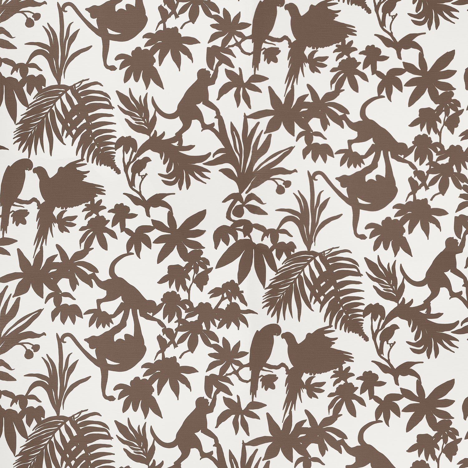St Kitts wallpaper in brown color - pattern number T15860 - by Thibaut in the Islander collection
