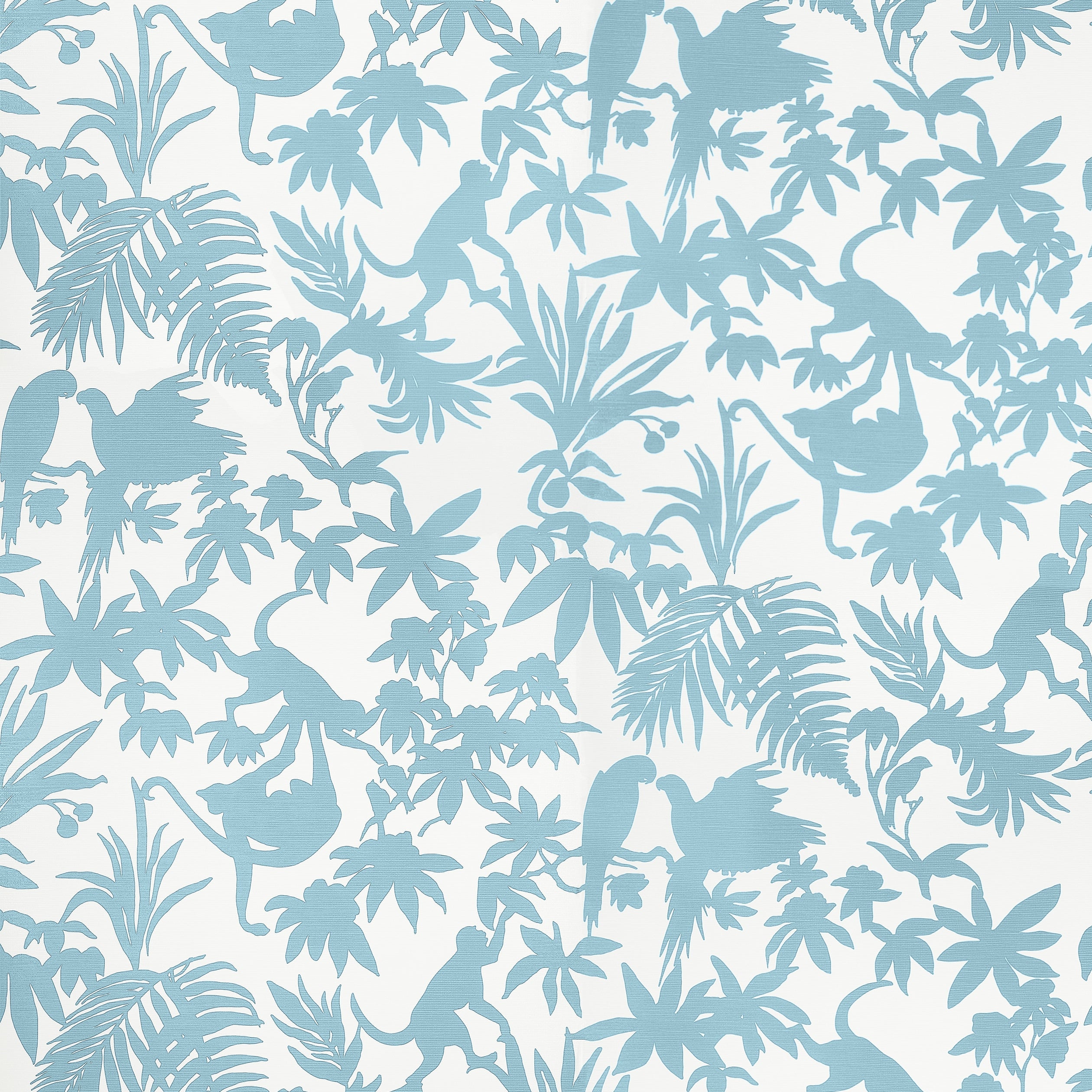 St Kitts wallpaper in blue color - pattern number T15863 - by Thibaut in the Islander collection