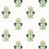 Tybee Bud fabric in black and green color - pattern number T16214 - by Thibaut in the Kismet by Thibaut collection