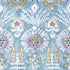 Mendoza Suzani fabric in french blue and lavender color - pattern number T16244 - by Thibaut in the Kismet by Thibaut collection