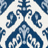 Indies Ikat wallpaper in navy color - pattern number T16245 - by Thibaut in the Kismet by Thibaut collection
