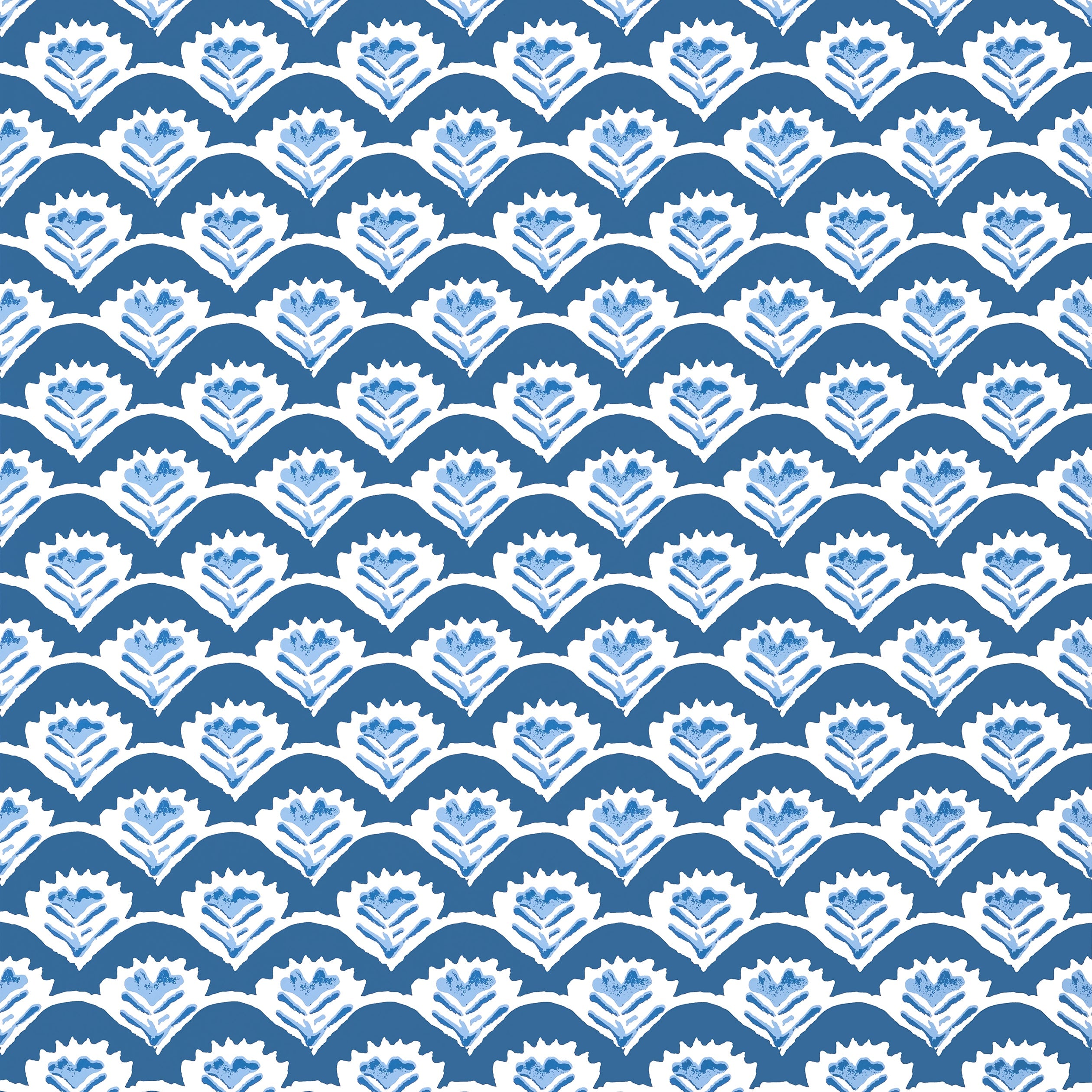 Emily wallpaper in navy color - pattern number T16255 - by Thibaut in the Kismet by Thibaut collection