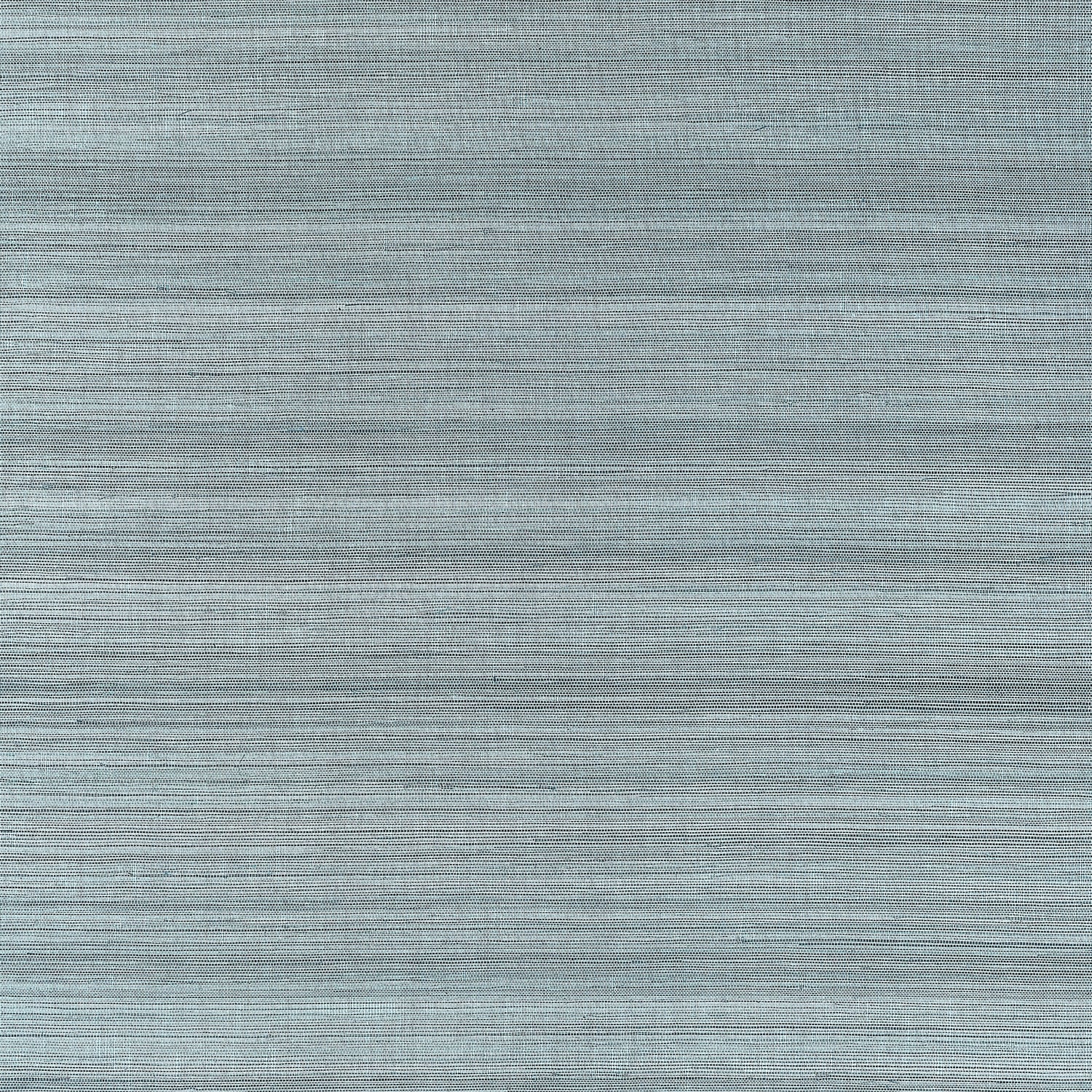 Windward Sisal wallpaper in stormy blue color - pattern number T19668 - by Thibaut in the Grasscloth Resource Volume 6 collection