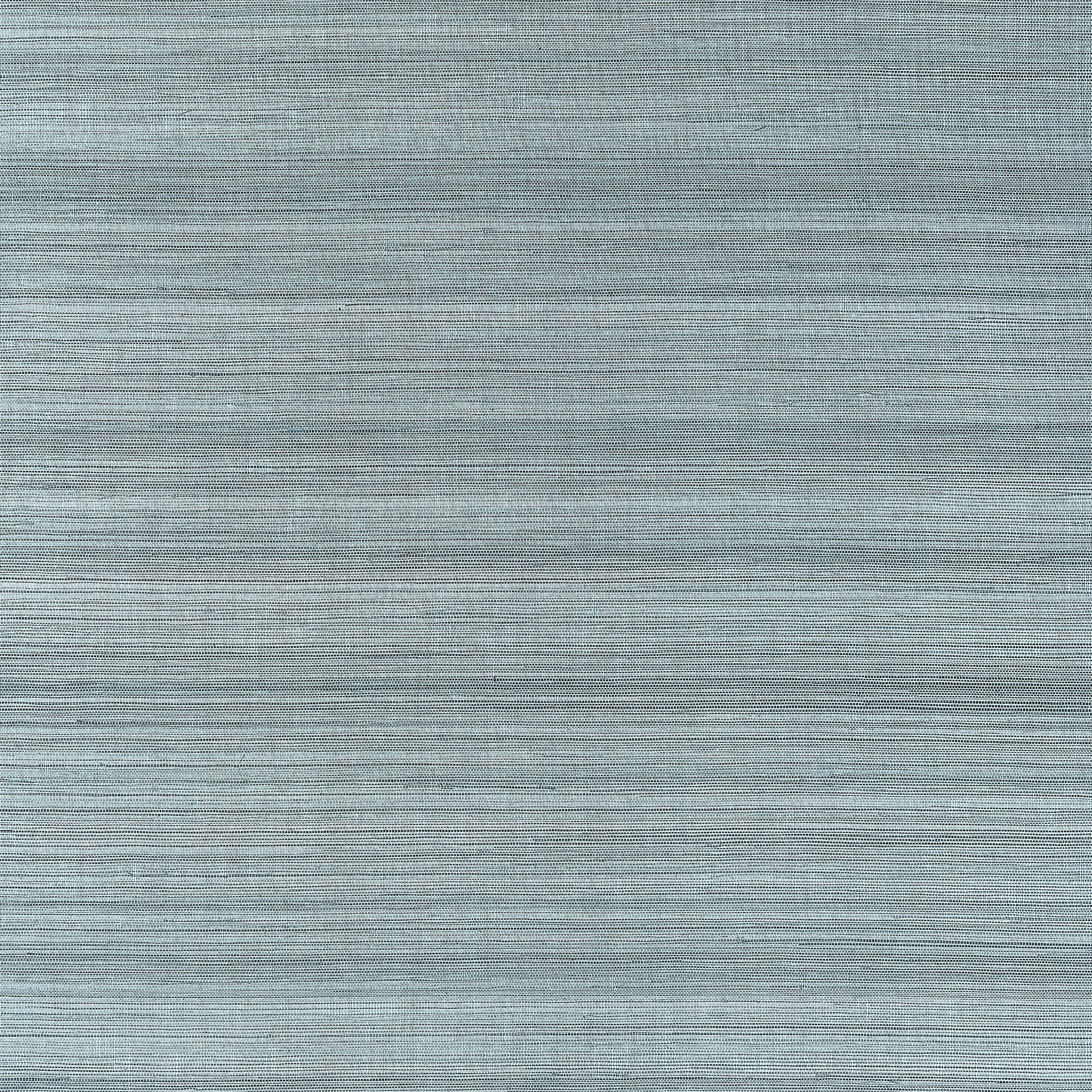 Windward Sisal wallpaper in stormy blue color - pattern number T19668 - by Thibaut in the Grasscloth Resource Volume 6 collection