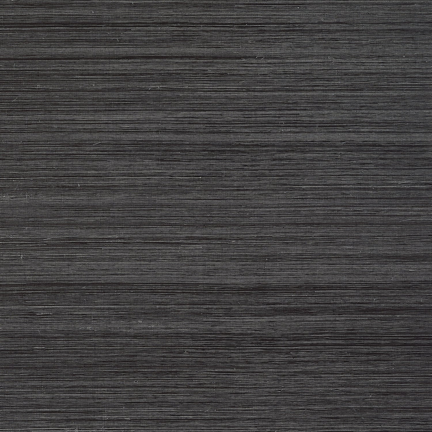 Windward Sisal wallpaper in black color - pattern number T19670 - by Thibaut in the Grasscloth Resource Volume 6 collection