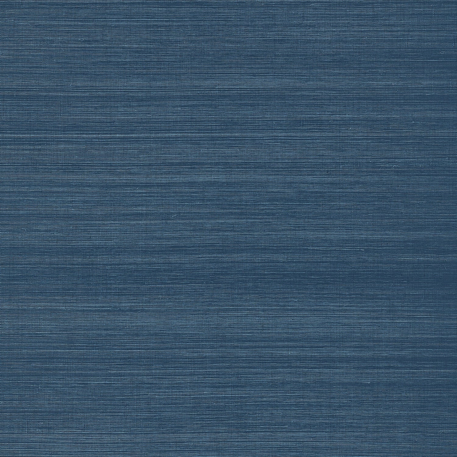 Windward Sisal wallpaper in navy color - pattern number T19671 - by Thibaut in the Grasscloth Resource Volume 6 collection