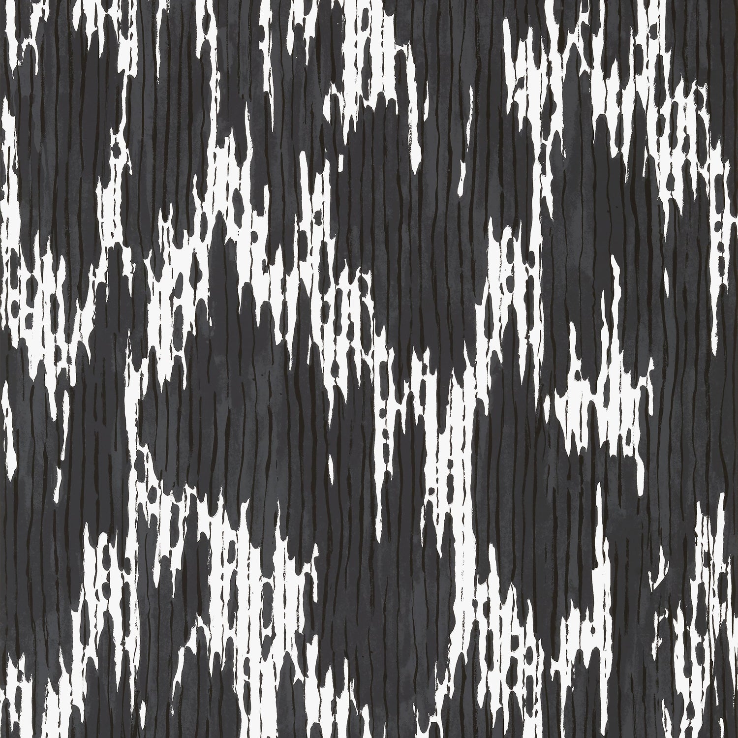 Maverick fabric in black color - pattern number T20813 - by Thibaut in the Eden collection
