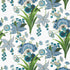 Pasadena wallpaper in blue and green color - pattern number T20851 - by Thibaut in the Eden collection