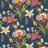Pasadena wallpaper in navy color - pattern number T20854 - by Thibaut in the Eden collection