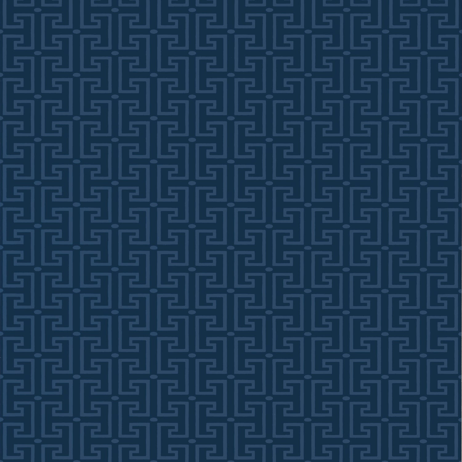 T Square fabric in navy color - pattern number T20858 - by Thibaut in the Eden collection