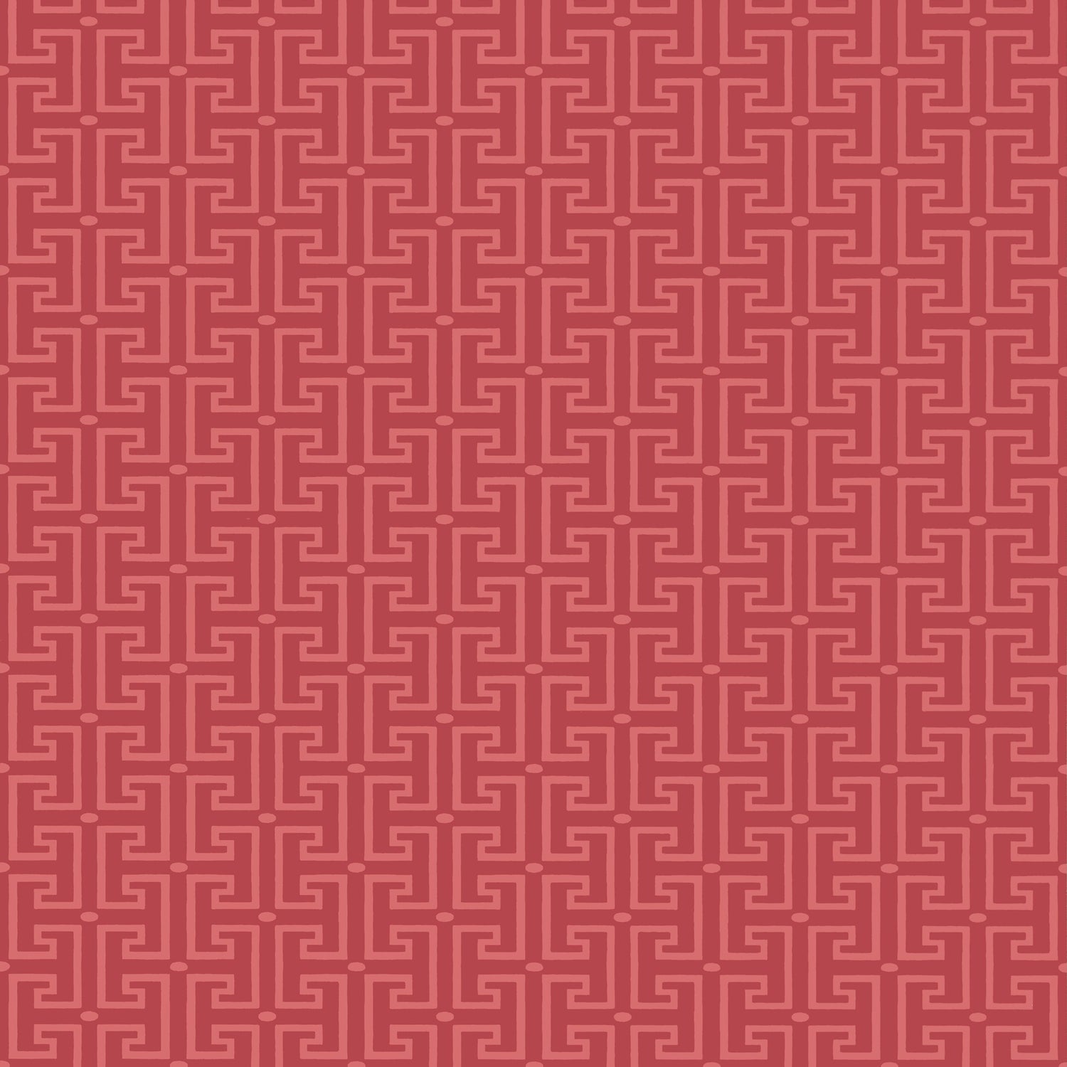 T Square fabric in raspberry color - pattern number T20862 - by Thibaut in the Eden collection