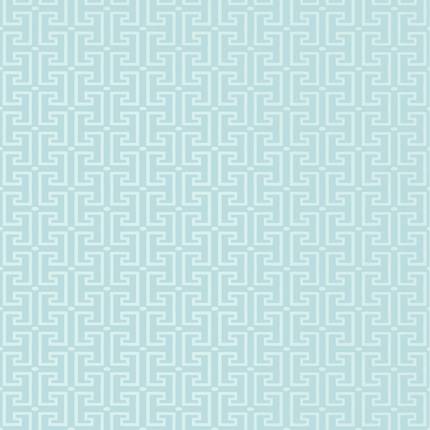 T Square fabric in spa blue color - pattern number T20864 - by Thibaut in the Eden collection