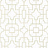 Fretwork wallpaper in beige color - pattern number T20870 - by Thibaut in the Eden collection