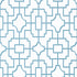 Fretwork wallpaper in light blue color - pattern number T20875 - by Thibaut in the Eden collection