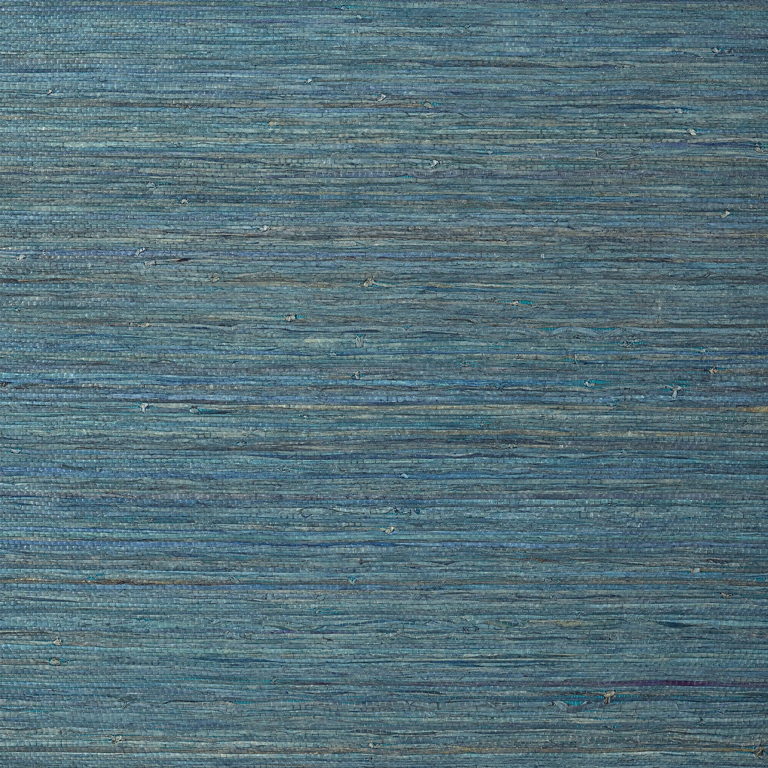 Raffia Palm wallpaper in peacock blue color - pattern number T24066 - by Thibaut in the Grasscloth Resource Volume 5 collection