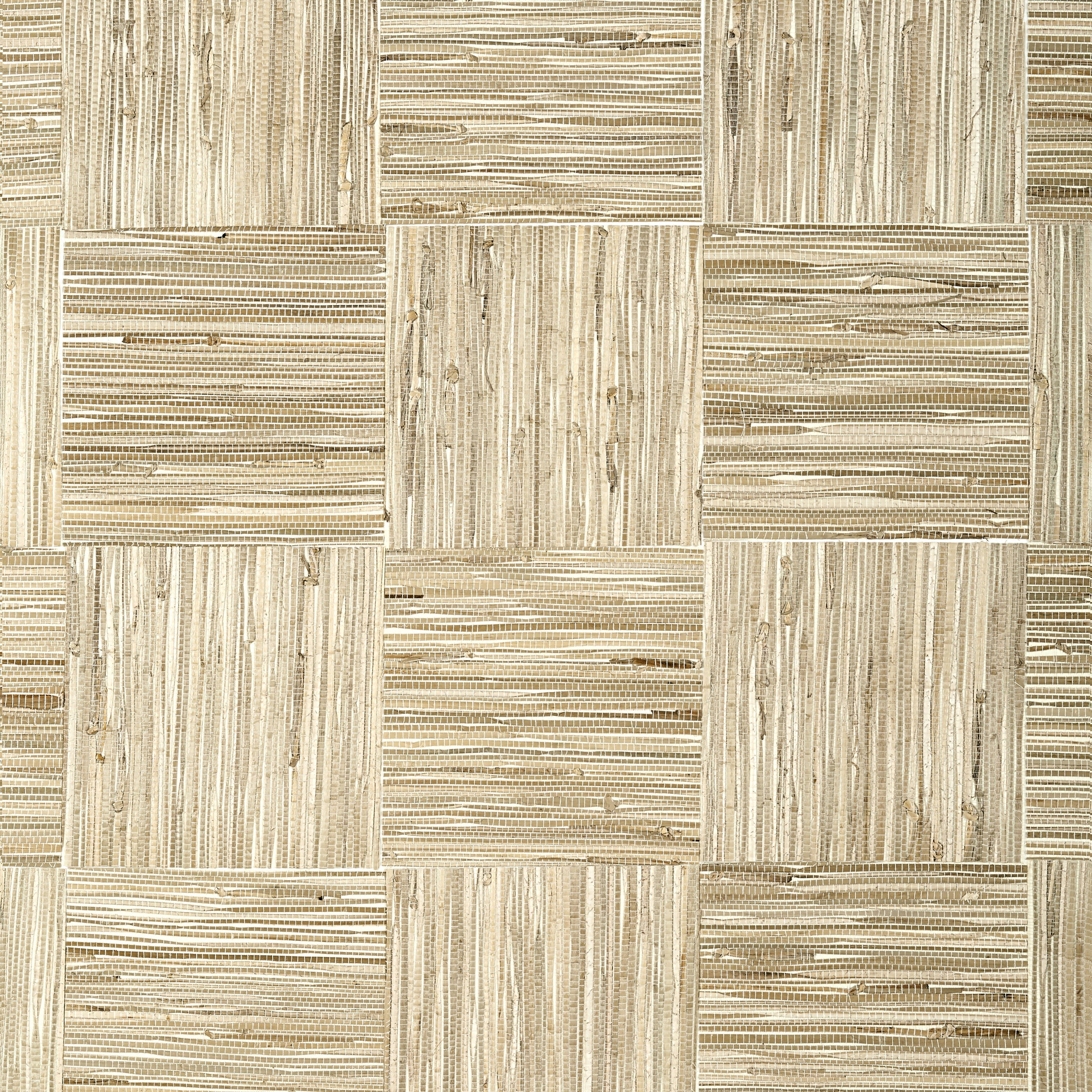 Mosaic Weave wallpaper in natural color - pattern number T24076 - by Thibaut in the Grasscloth Resource Volume 5 collection
