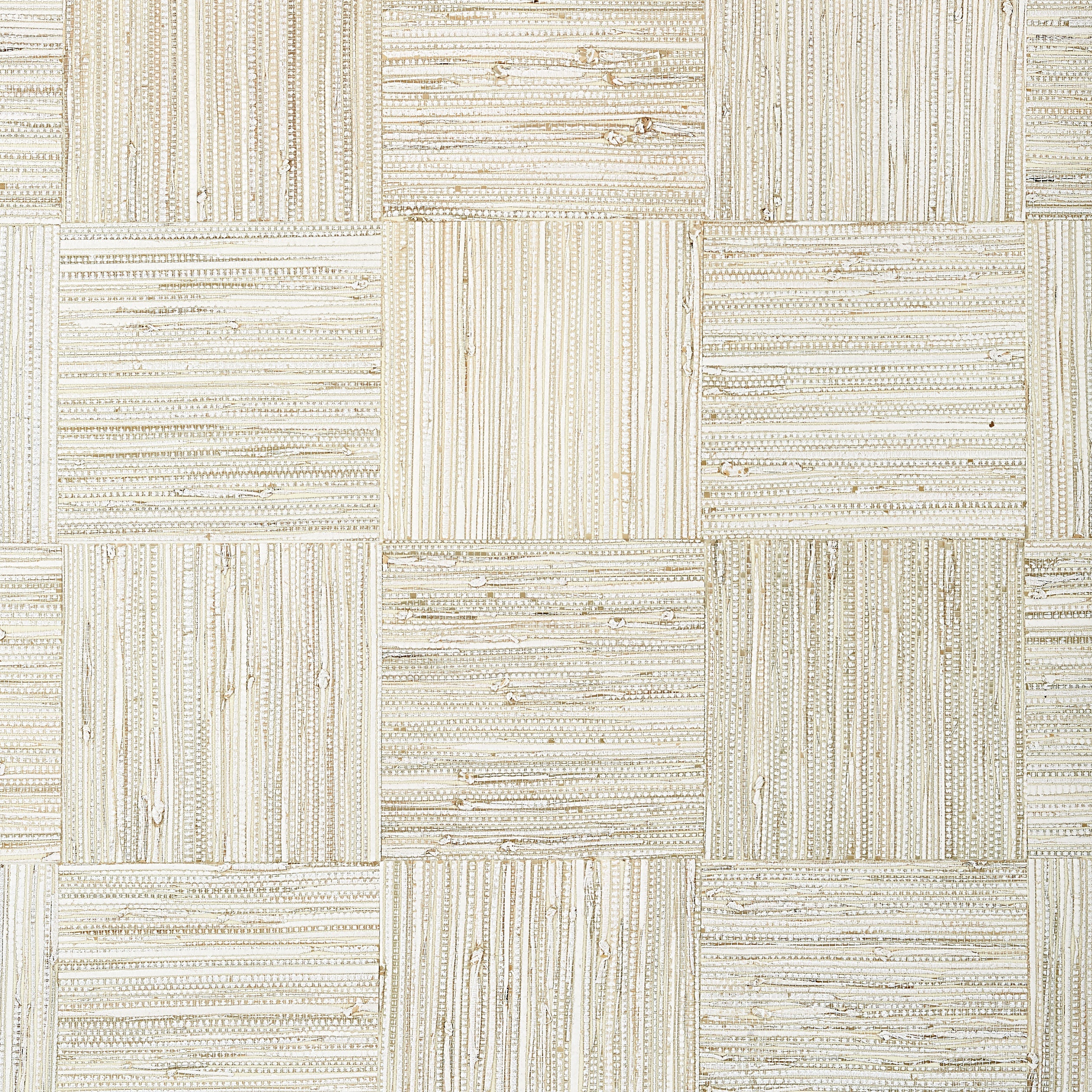 Mosaic Weave wallpaper in white color - pattern number T24078 - by Thibaut in the Grasscloth Resource Volume 5 collection