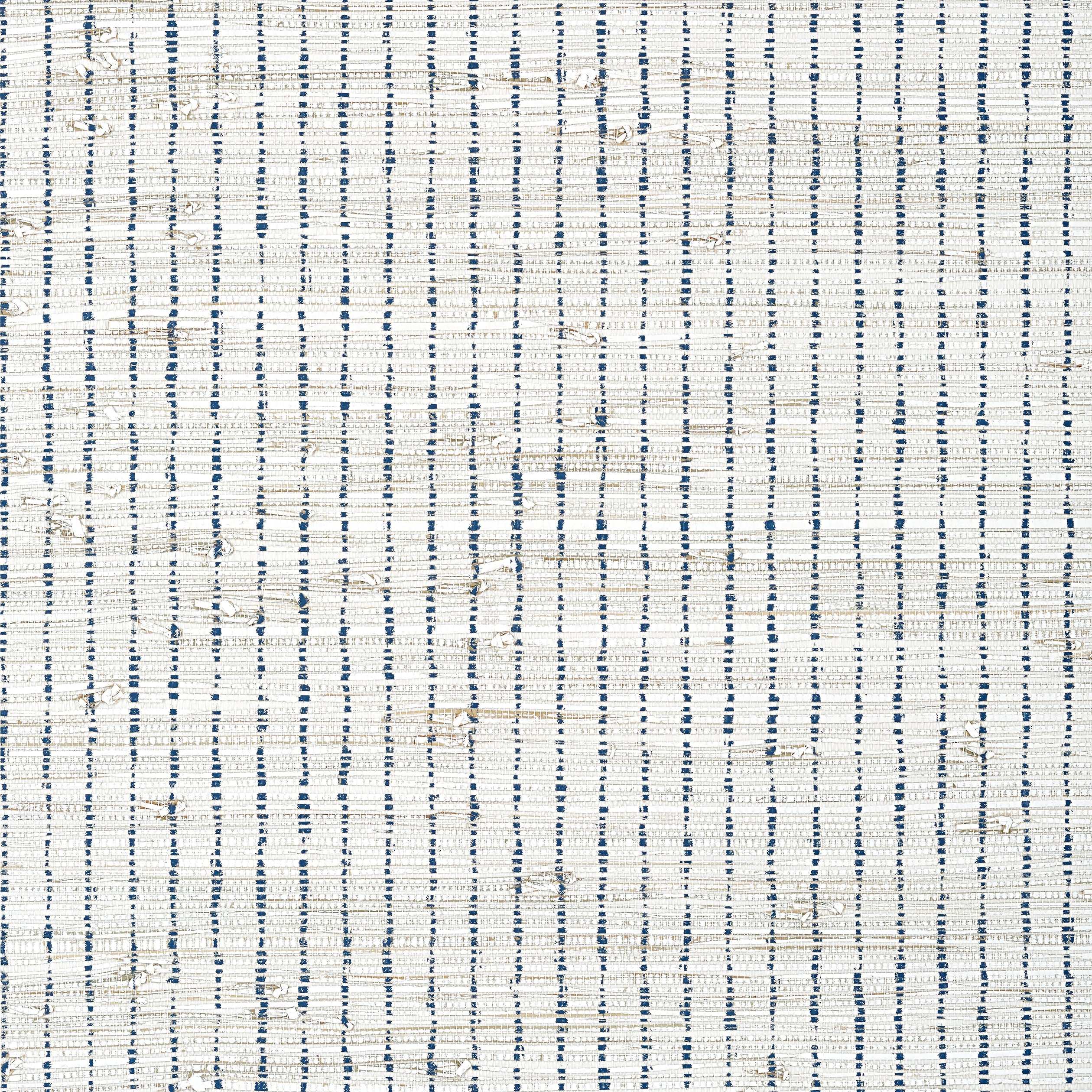 Sutton Stripe wallpaper in navy on white color - pattern number T24086 - by Thibaut in the Grasscloth Resource Volume 5 collection