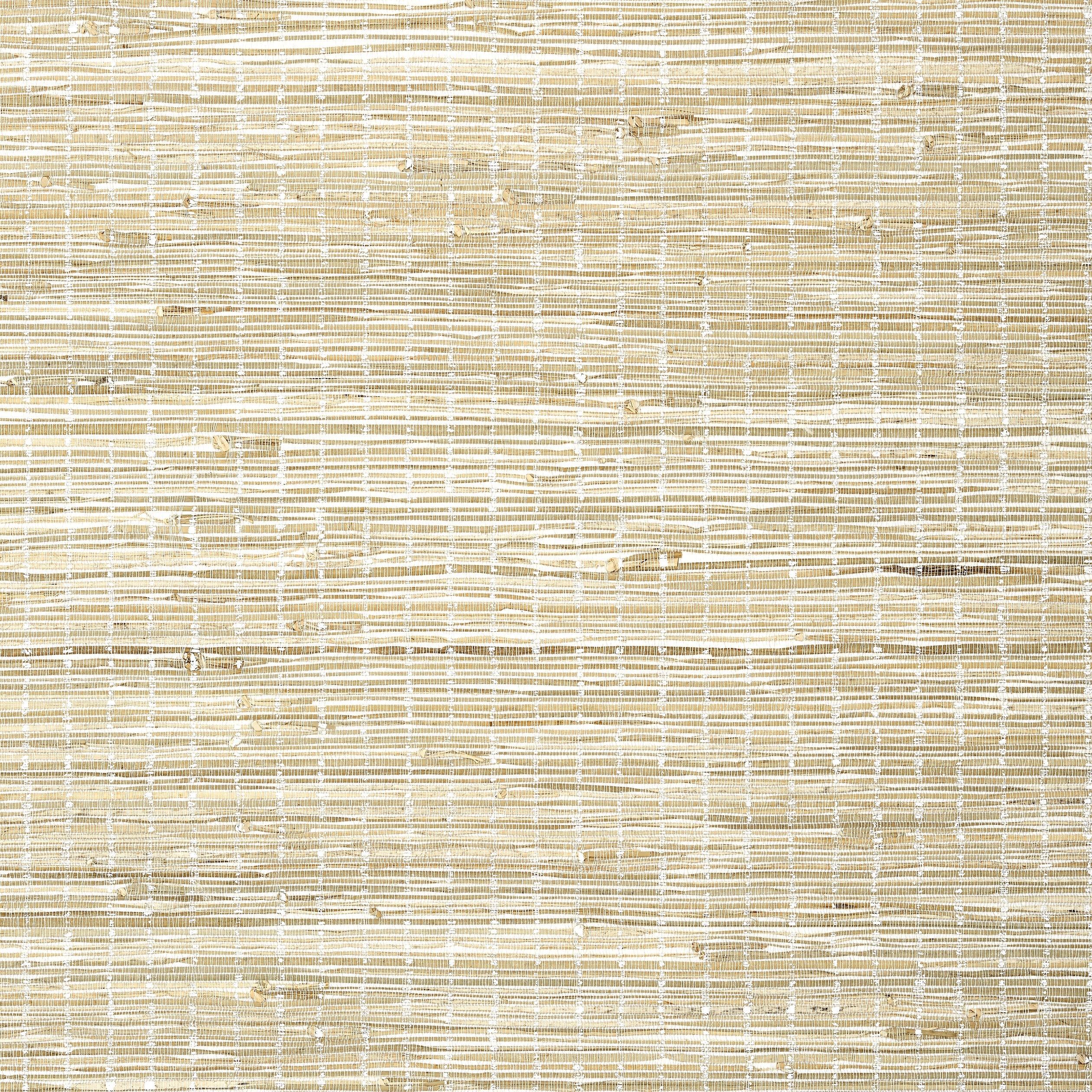 Sutton Stripe wallpaper in white on natural color - pattern number T24087 - by Thibaut in the Grasscloth Resource Volume 5 collection